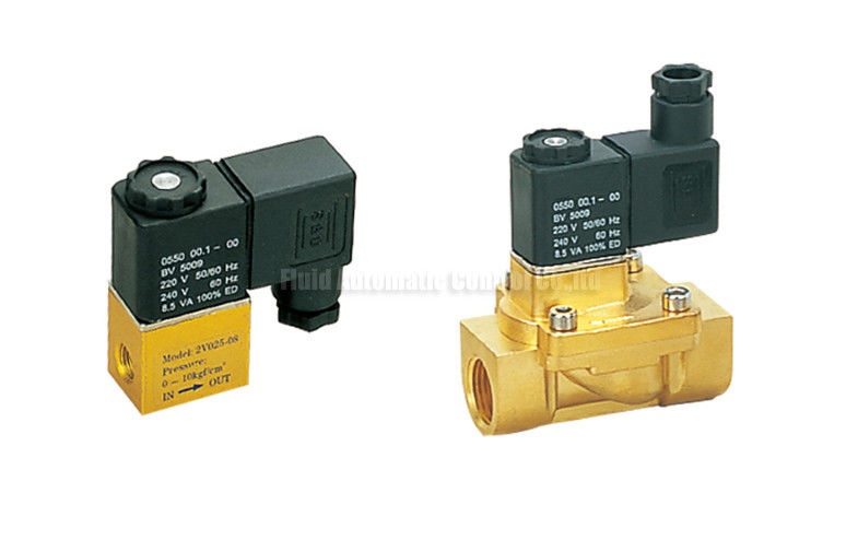 Weisen-pneumatisches Magnetventil G1/4 der Reihen-2V des Messing-2 der Positions-2“, Öffnung 2.5mm